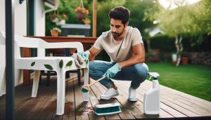 How to Remove Leaf Stains From Plastic Furniture