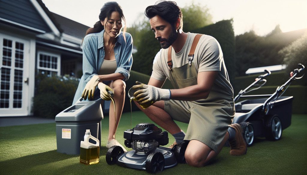 How to Drain Oil from Lawn Mower Without Making a Mess