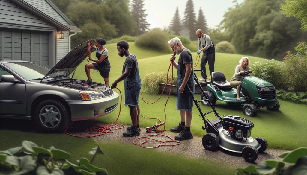 Can You Jump a Lawn Mower Battery With a Car Safely