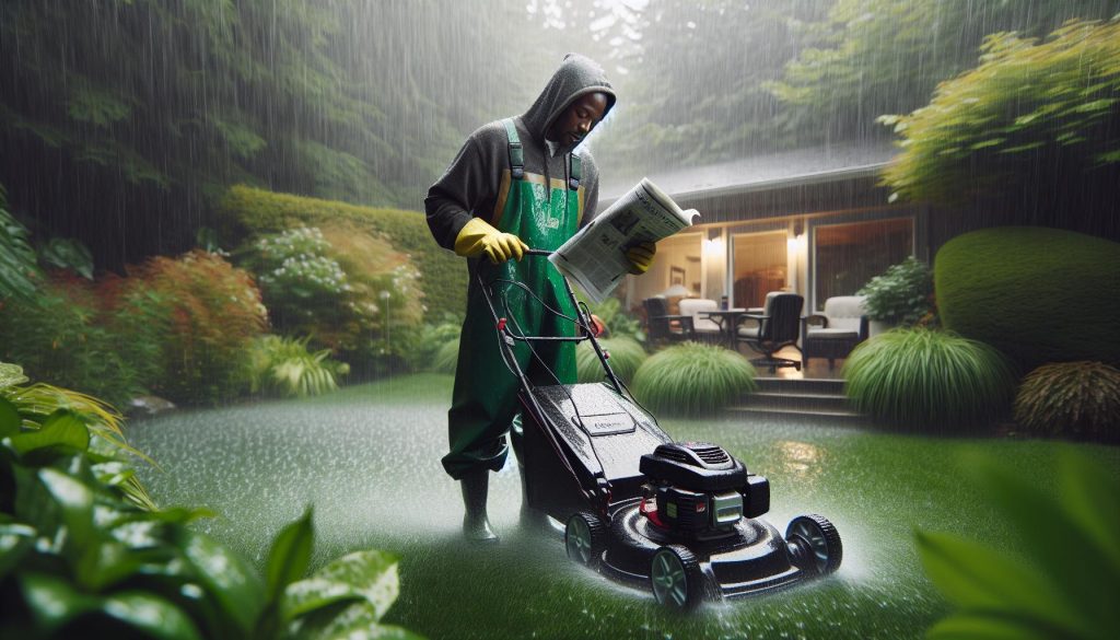 Do Lawn Services Mow When Its Raining: Weather Policy
