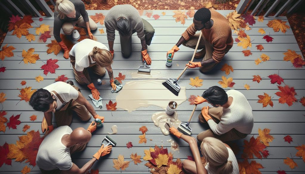 How to Remove Leaf Stains From Painted Deck Effectively
