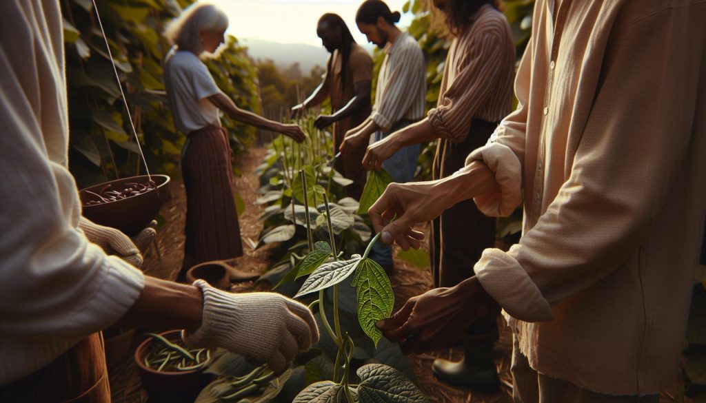 How to Remove Disease Leaf on Pole Beans Safely