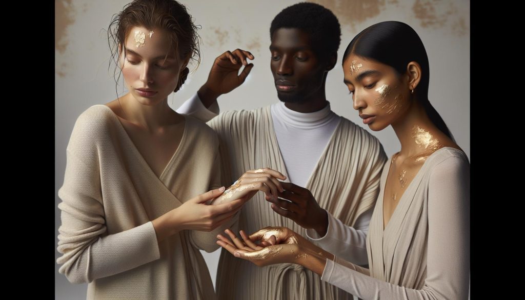 How to Remove Gold Leaf From Skin Safely