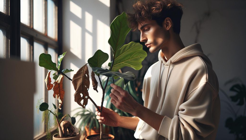 Should I Remove Brown Leaves From Fiddle Leaf Fig?