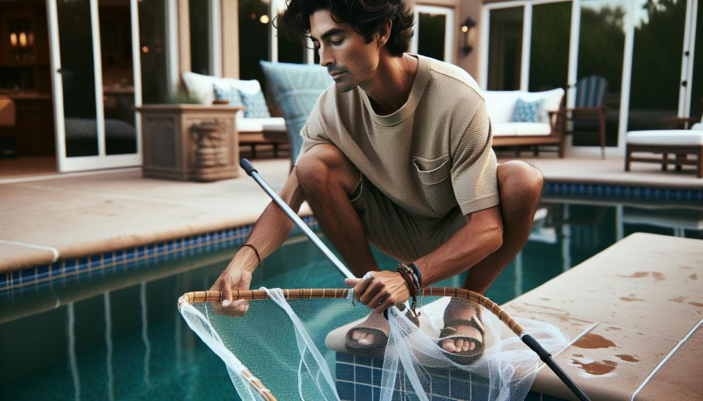 How to Remove Leaf Net From Pool Without Tearing