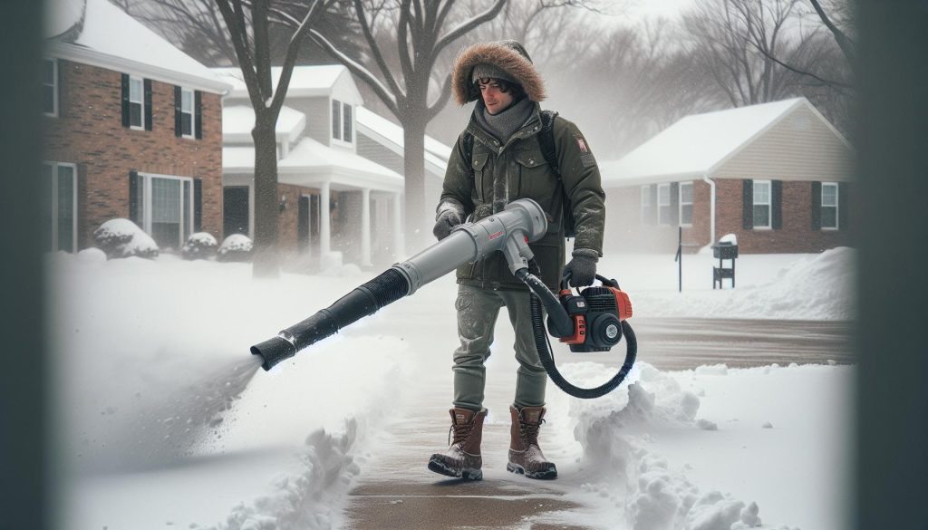 How to Use a Leaf Blower for Snow Removal Effectively