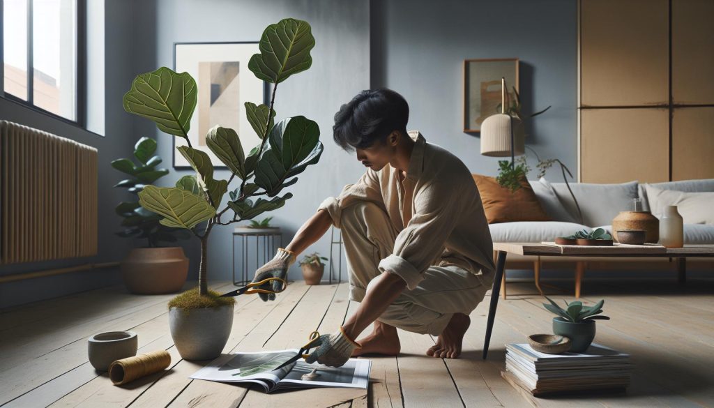 Should I Remove Yellow Leaves From Fiddle Leaf Fig?