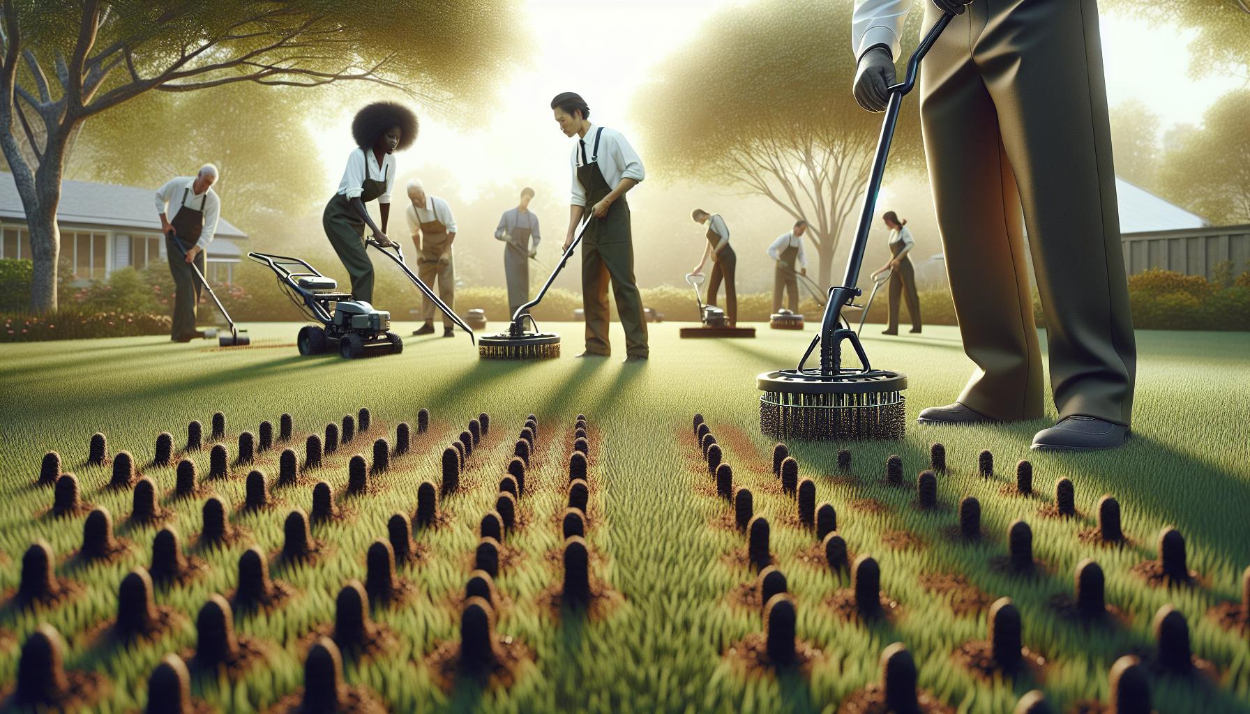 Aeration and Dethatching: Maximizing Lawn Health
