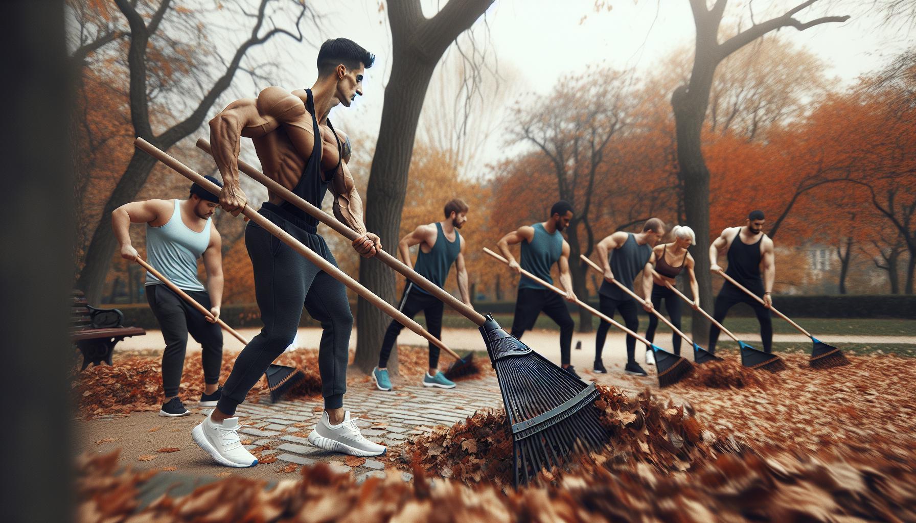 Building Muscle and Strength Through Raking