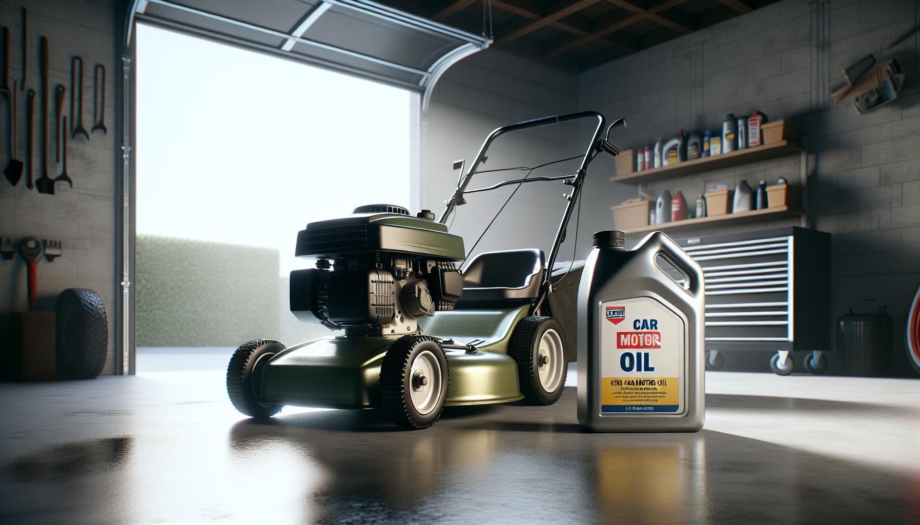 Can You Put Car Motor Oil in a Lawn Mower? Facts Revealed 1 Can You Use Car Motor Oil in a Lawn Mower?