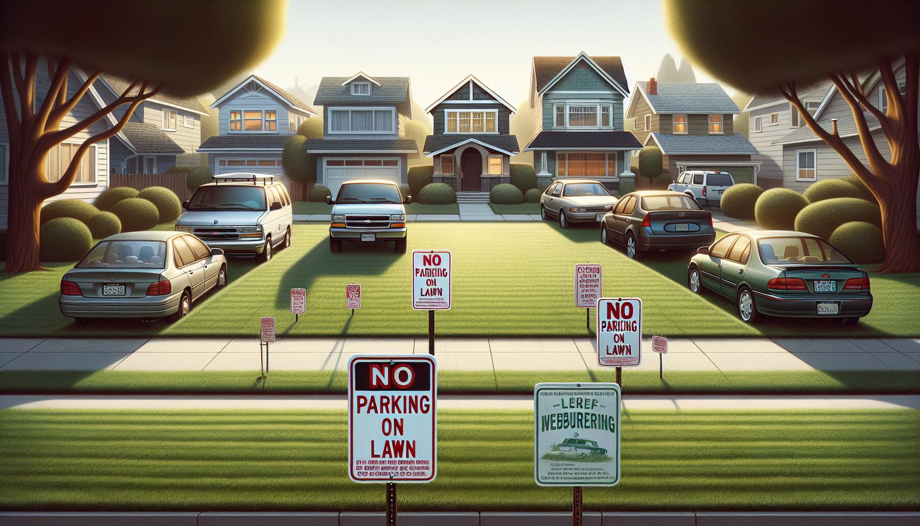 Can You Park Your Car on Your Lawn? Ordinance Guide 1 Common Ordinances Governing Lawn Parking
