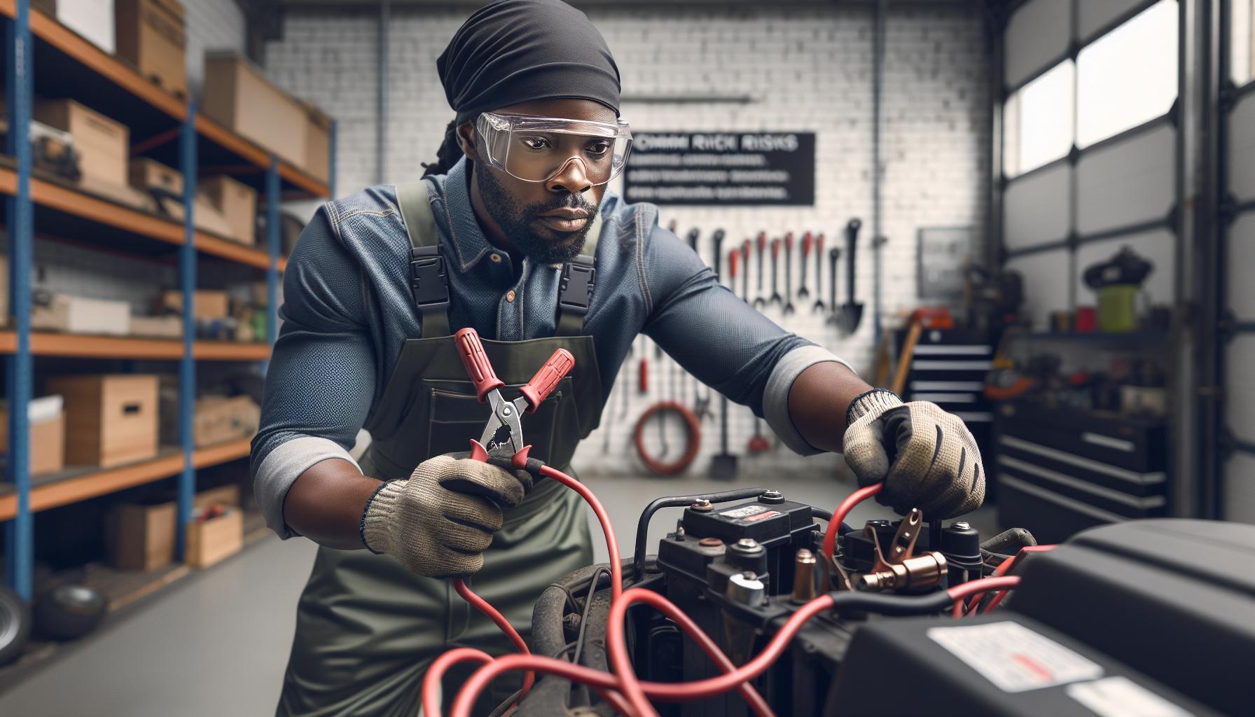 Common Risks of Jumping Lawn Mower Batteries