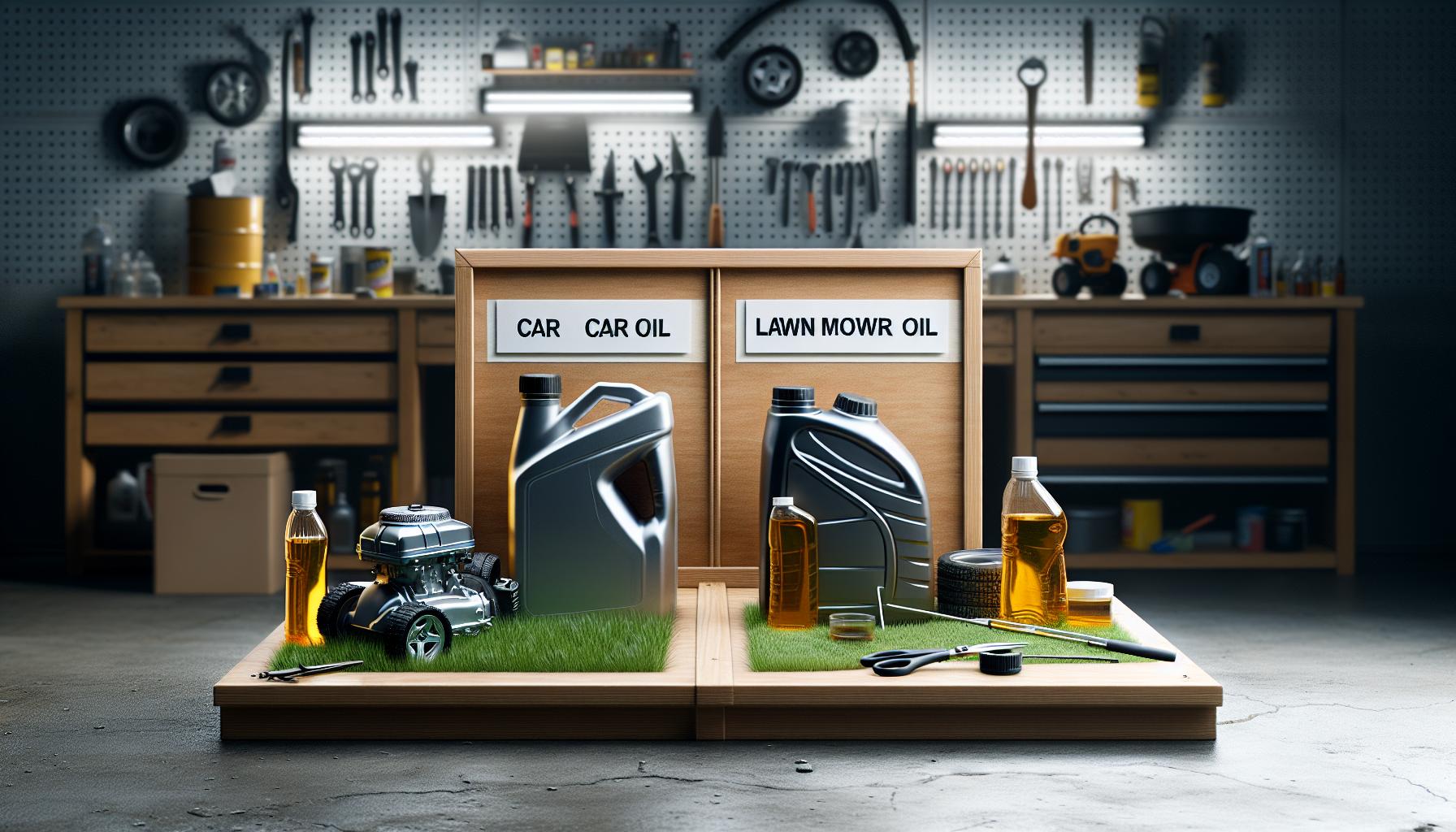 Comparing Car Oil and Lawn Mower Oil: What You Need to Know
