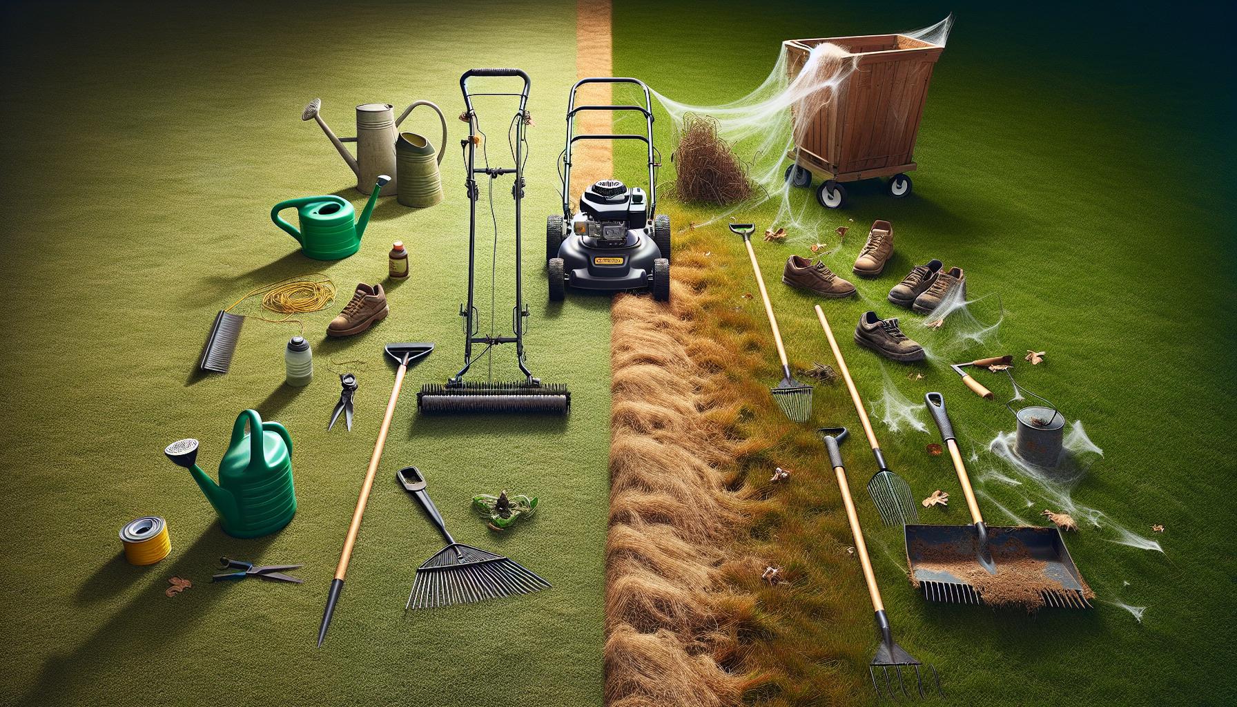 Comparing Seasonal Variations in Lawn Care Income
