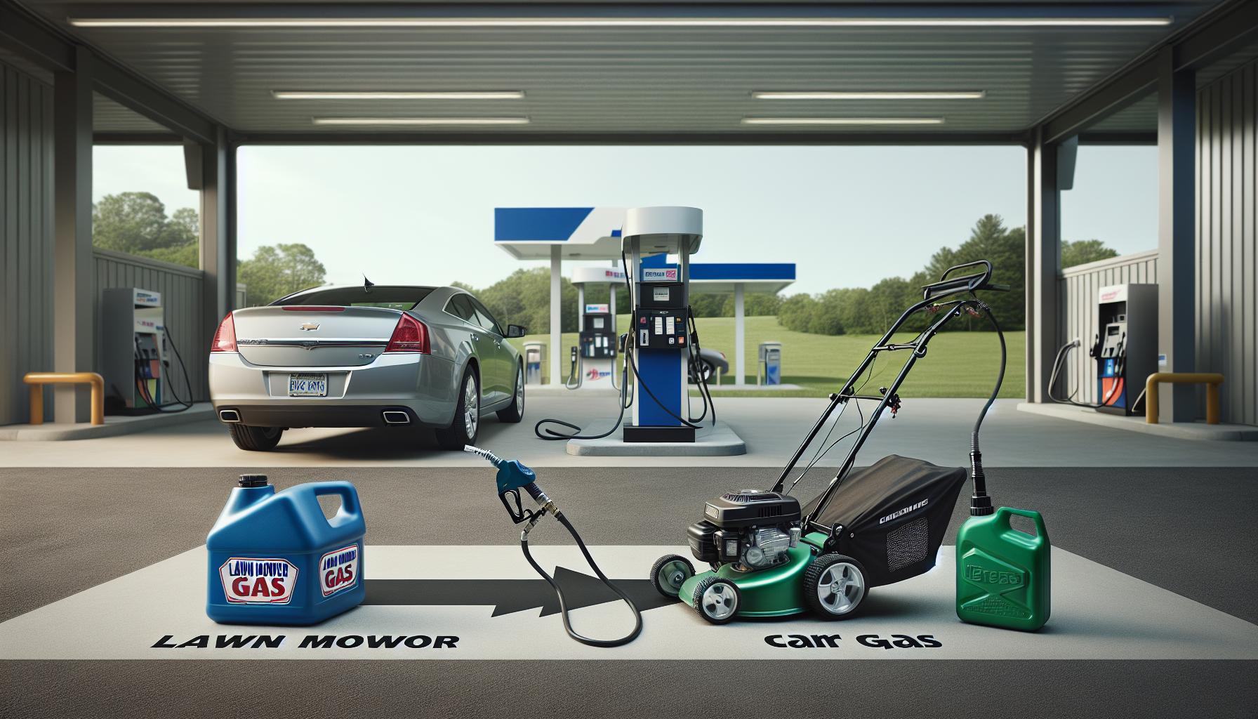 Can I Use Lawn Mower Gas in My Car? Fuel Safety Warning 2 Differences Between Lawn Mower Gas and Car Gas