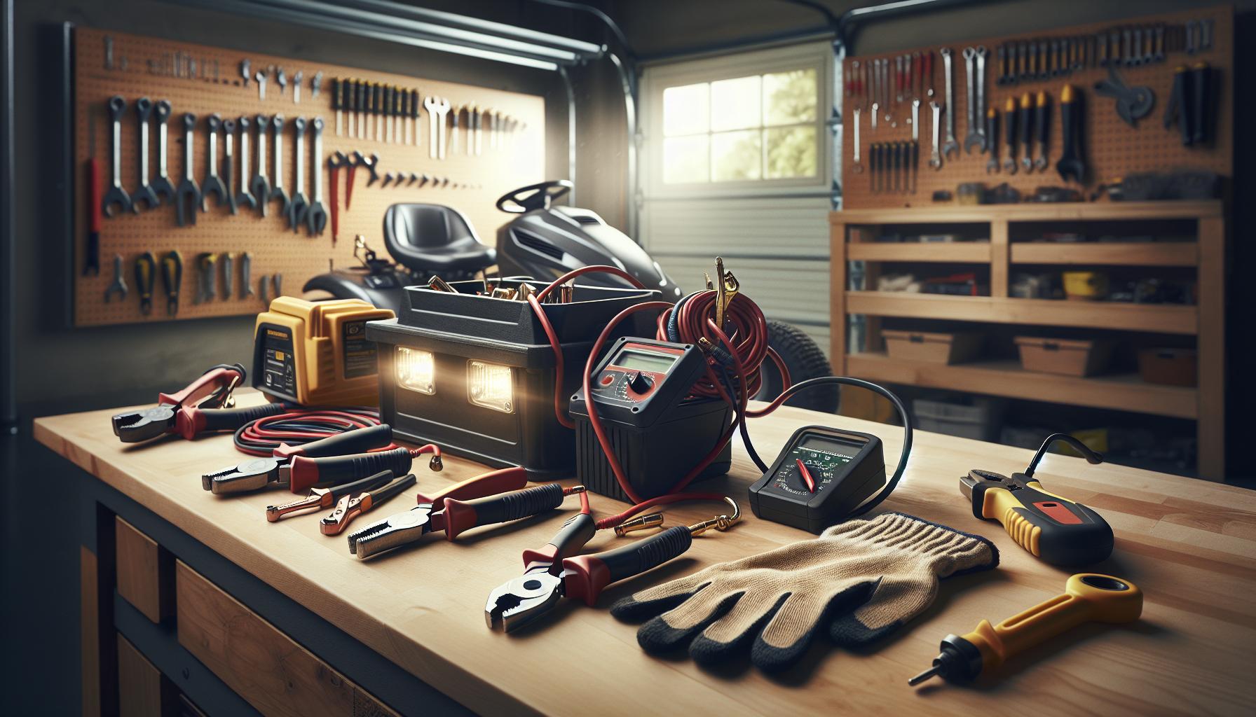 How to Jump Start a Lawn Mower With Dead Battery 1 Essential Tools for Jump Starting Your Mower