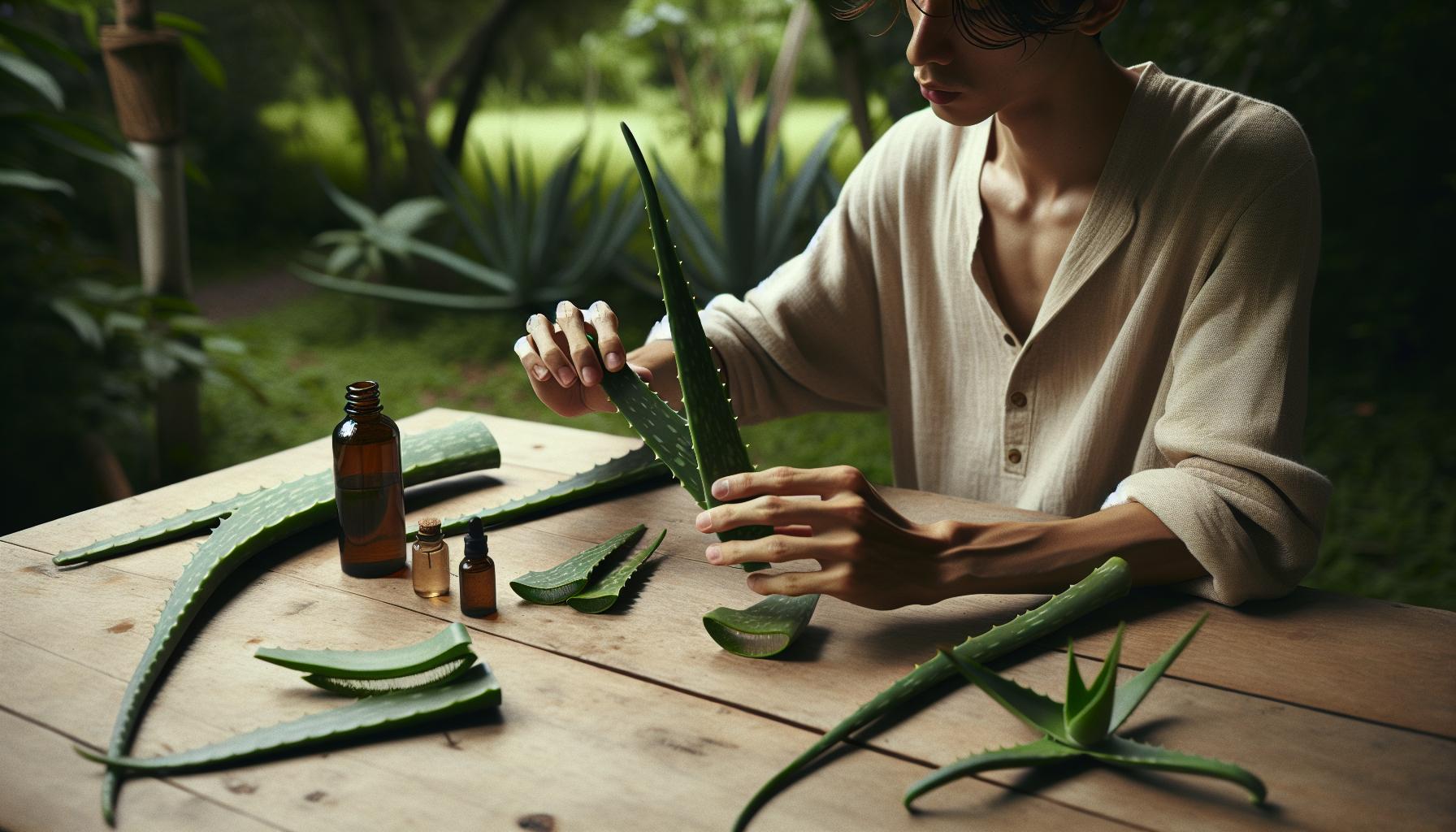 How to Identify the Right Aloe Leaf for Gel Extraction