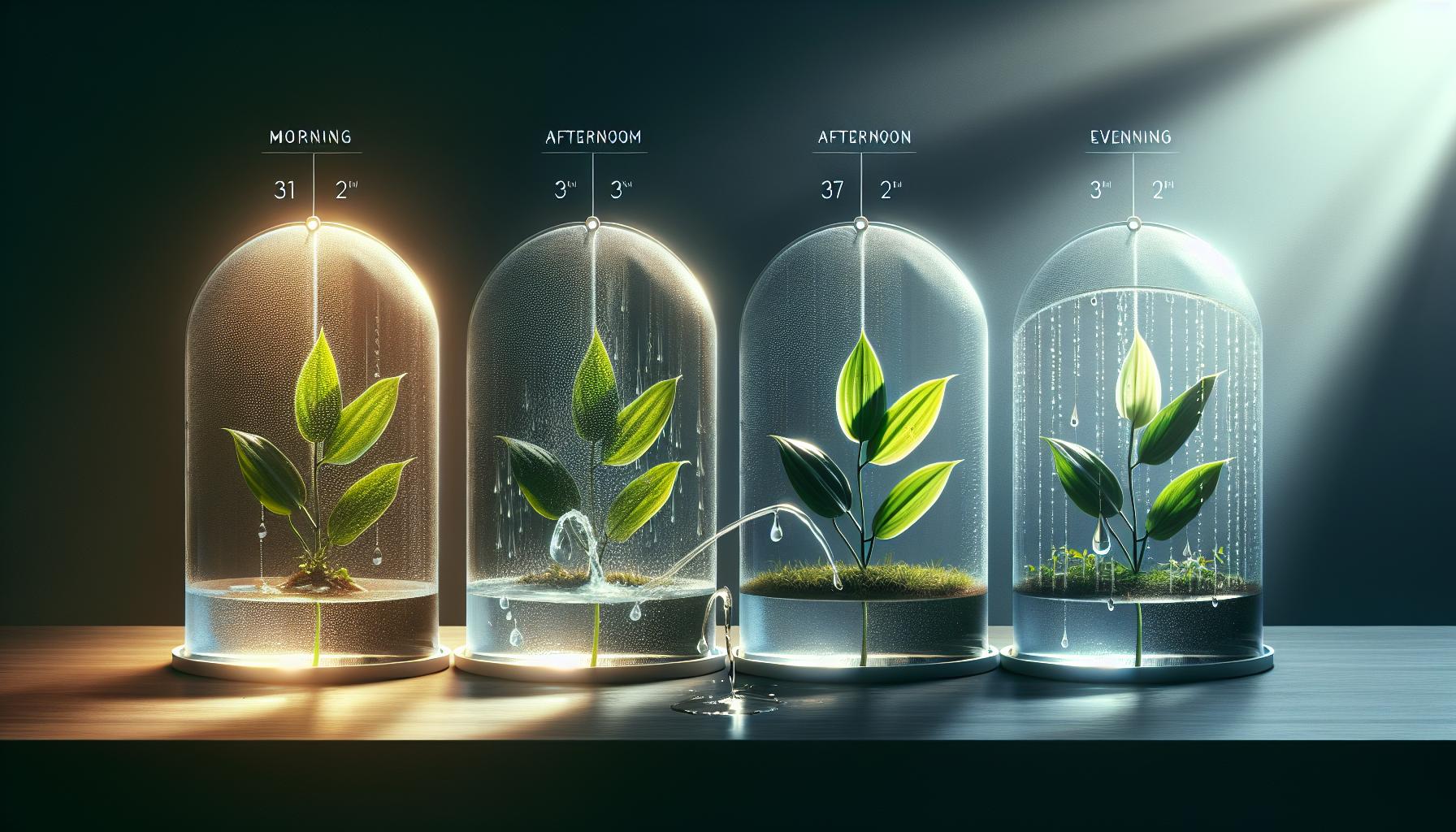How Morning, Afternoon, and Evening Affect Water Absorption