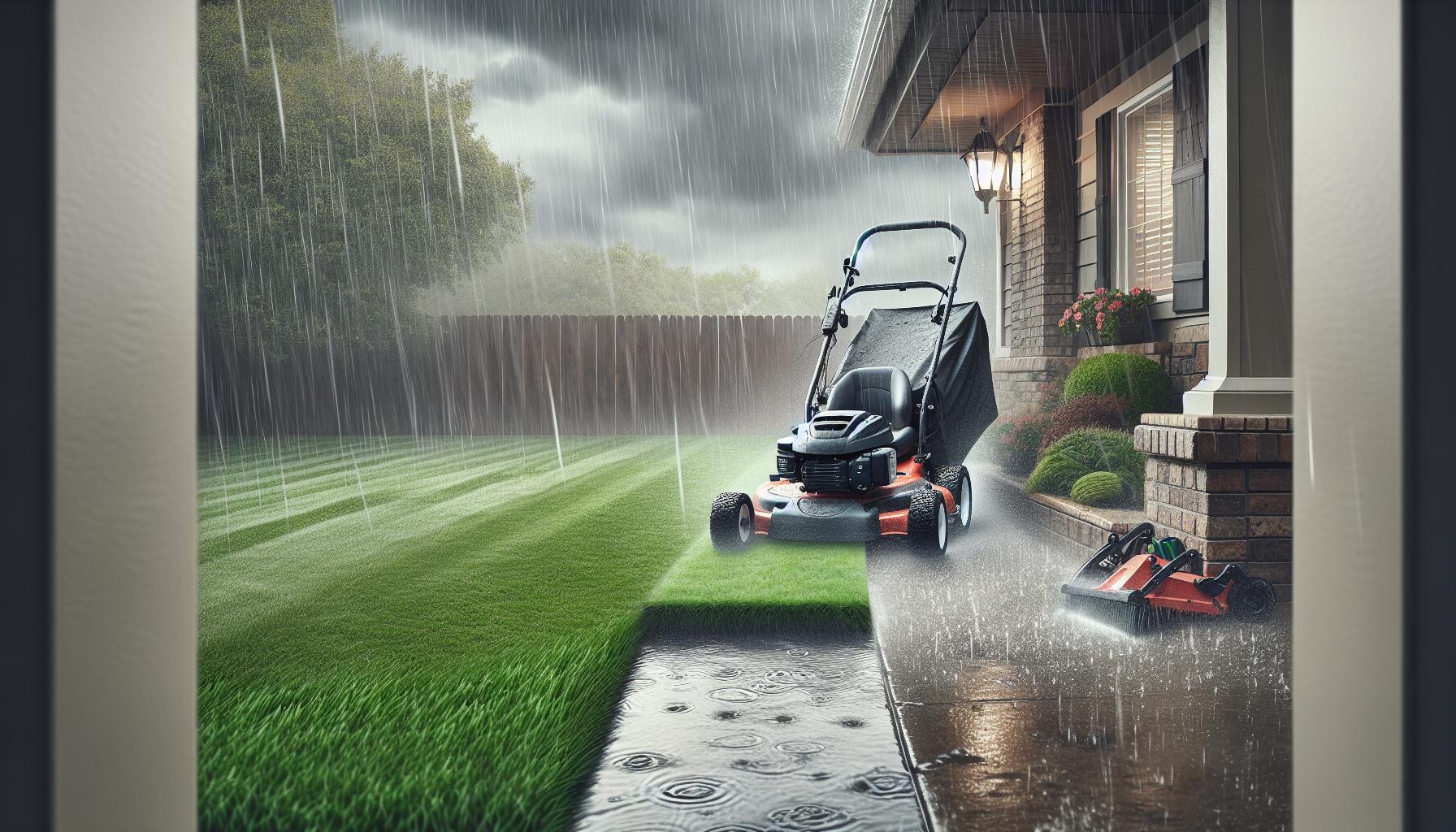 How Rain Affects Lawn Service Scheduling