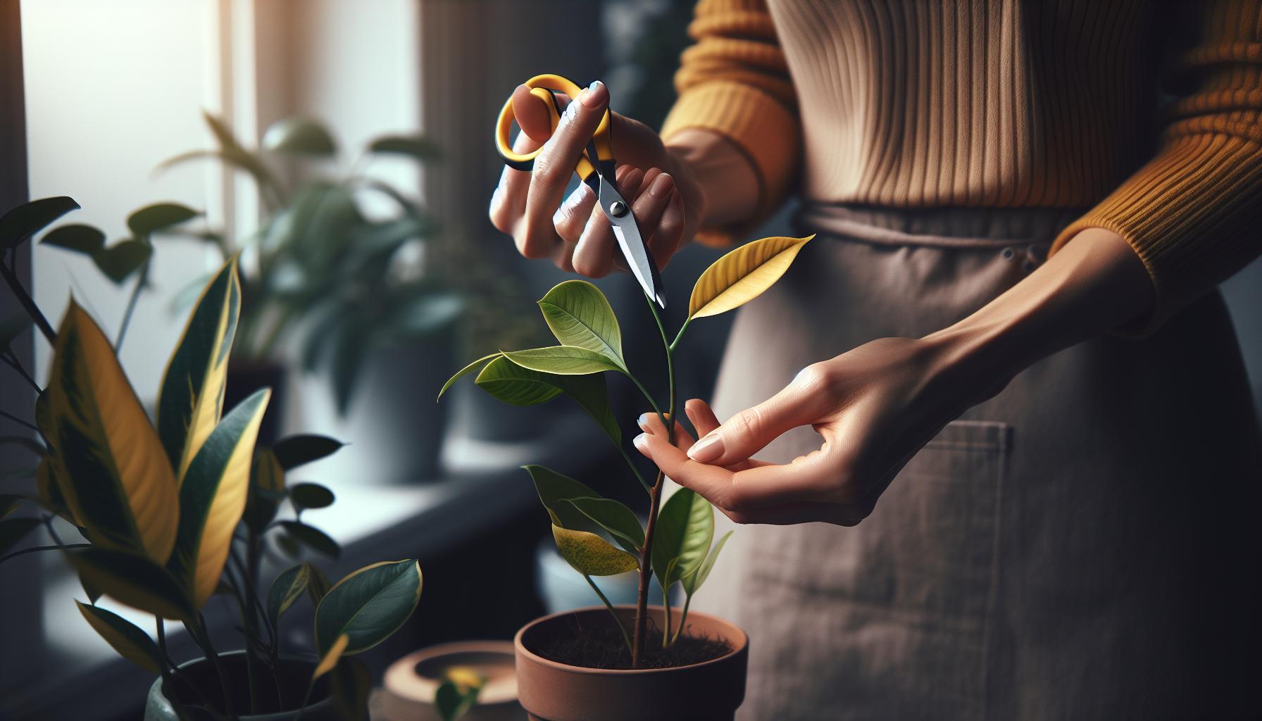 How to Safely Remove Yellow Leaves from Your Plant