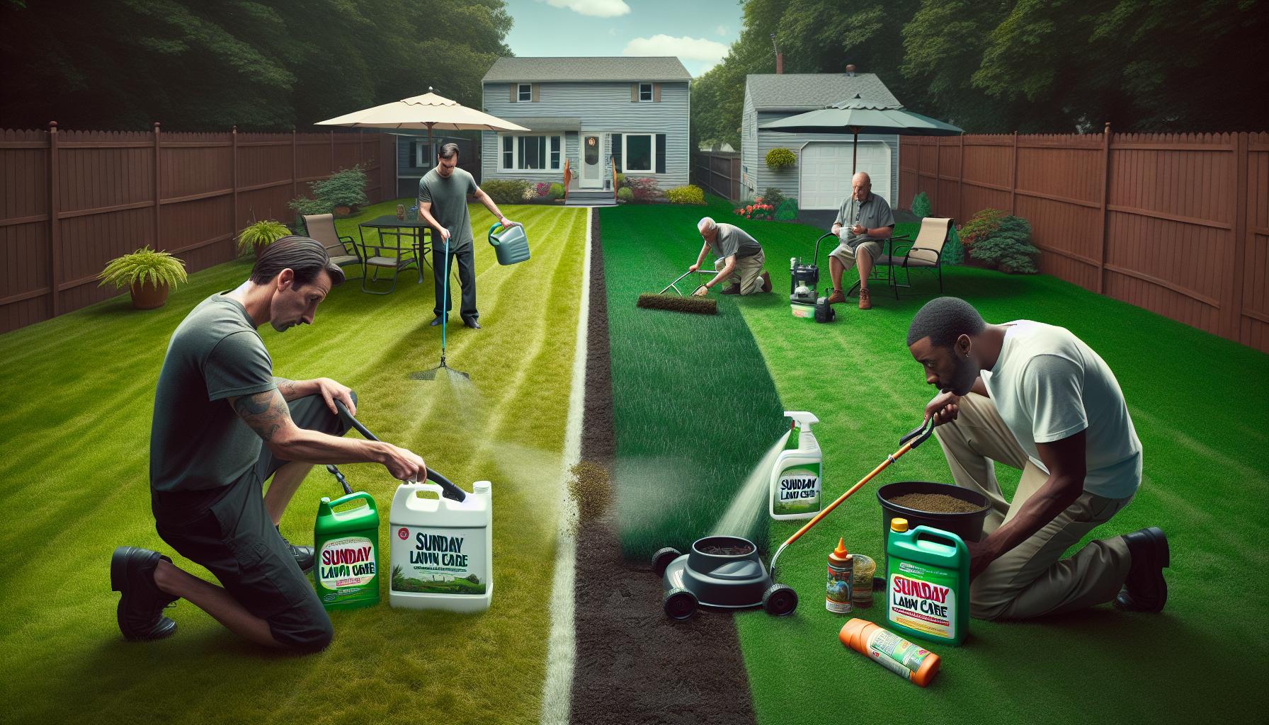 How Sunday Lawn Care Compares to Traditional Methods