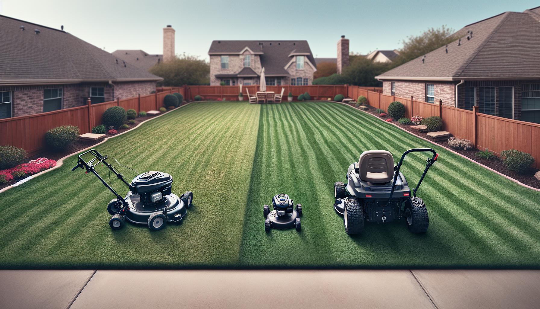 How Yard Size Influences Mower Selection