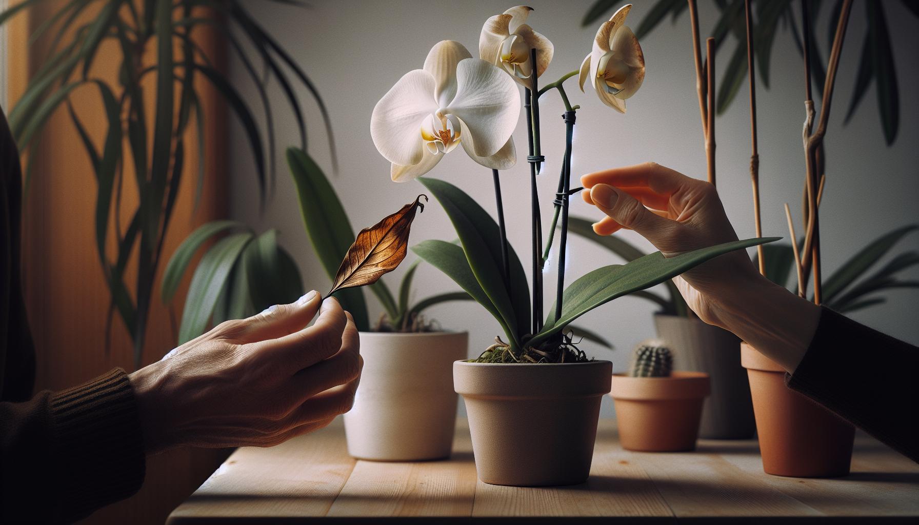 Identifying Dead Leaves on Your Orchid