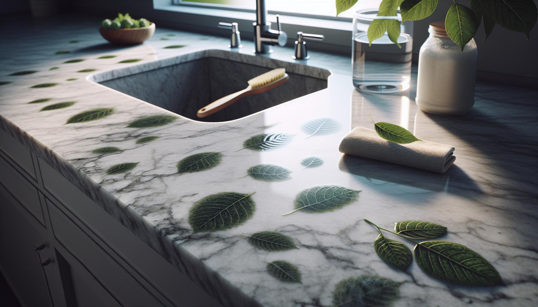 Identifying Leaf Stains on Granite Countertops