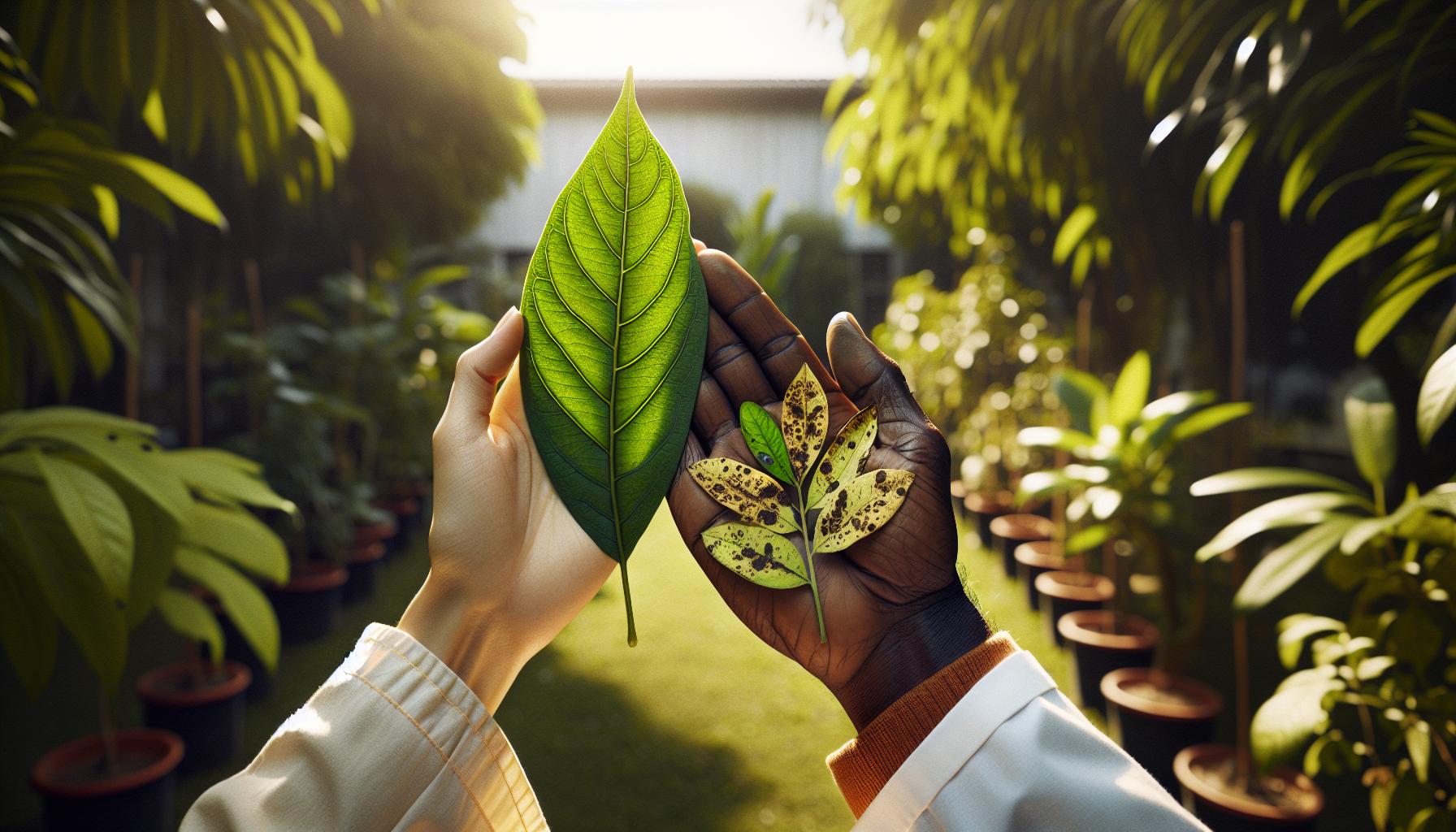 Identifying Symptoms of Infected Leaves