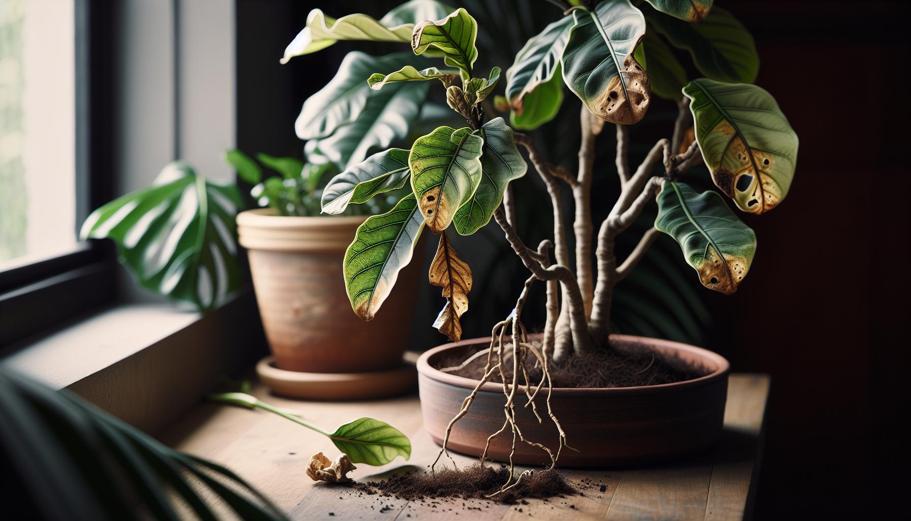 Identifying Symptoms of Root Rot in Fiddle Leaf Figs