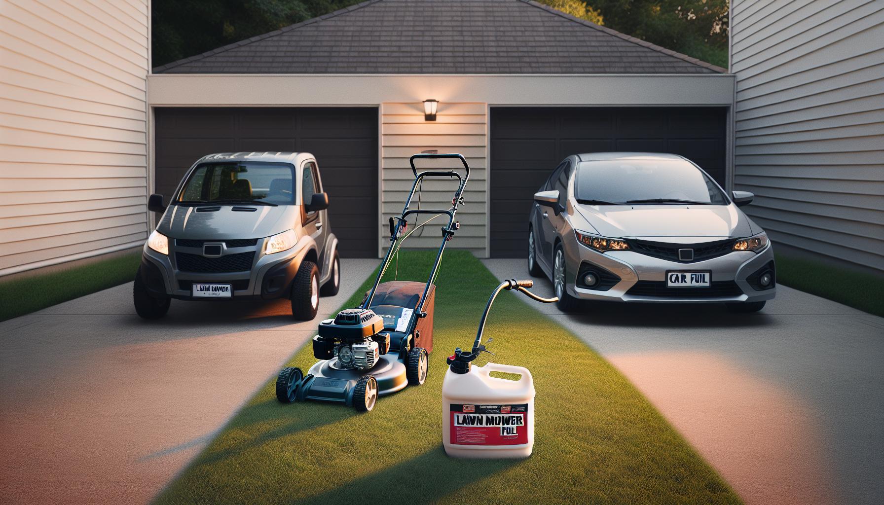 Key Differences Between Lawn Mower and Car Fuel