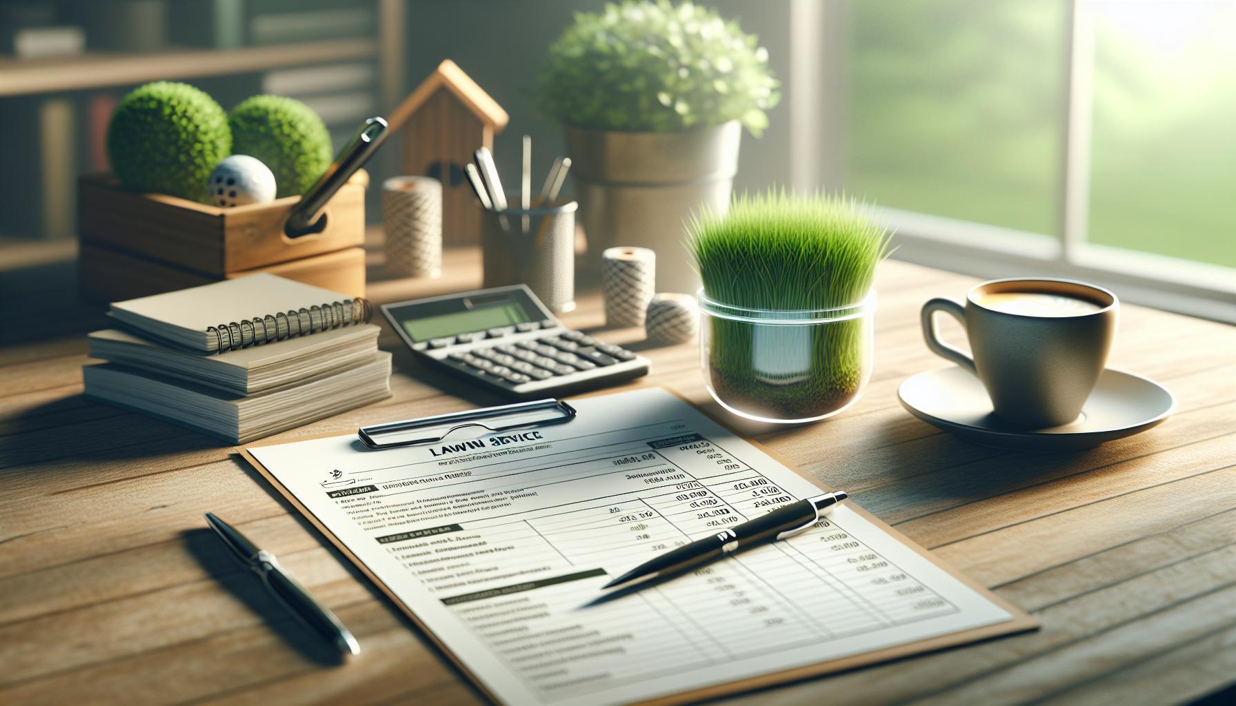 Key Elements of a Professional Lawn Service Invoice