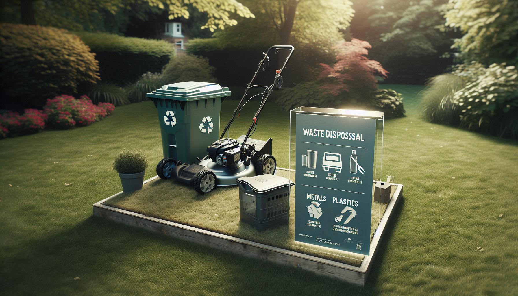 Key Waste Disposal Rules for Lawn Mowers