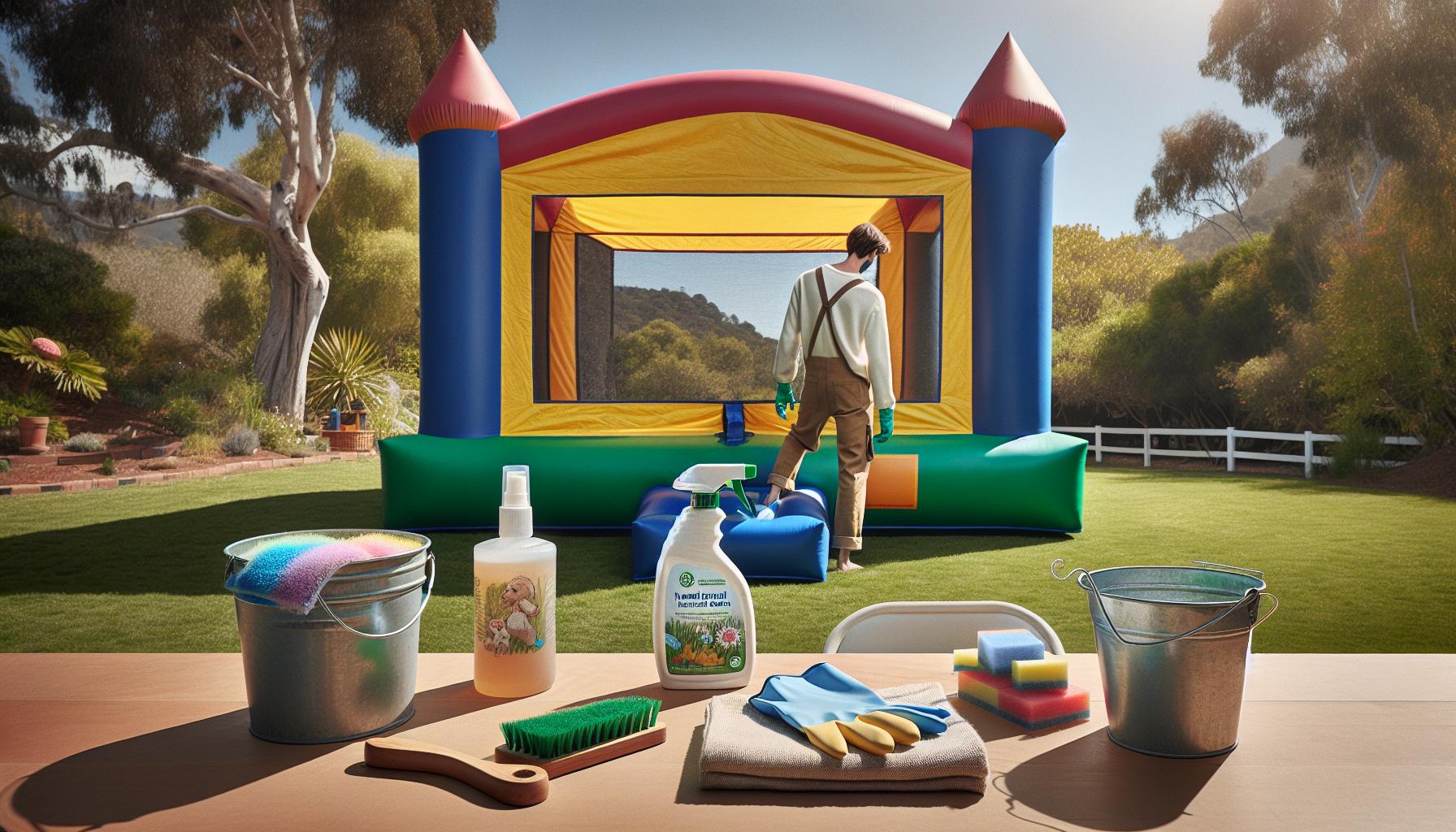 How to Remove Leaf Stains From Bounce House Fabric 4 Natural Cleaning Solutions for Bounce House Fabric