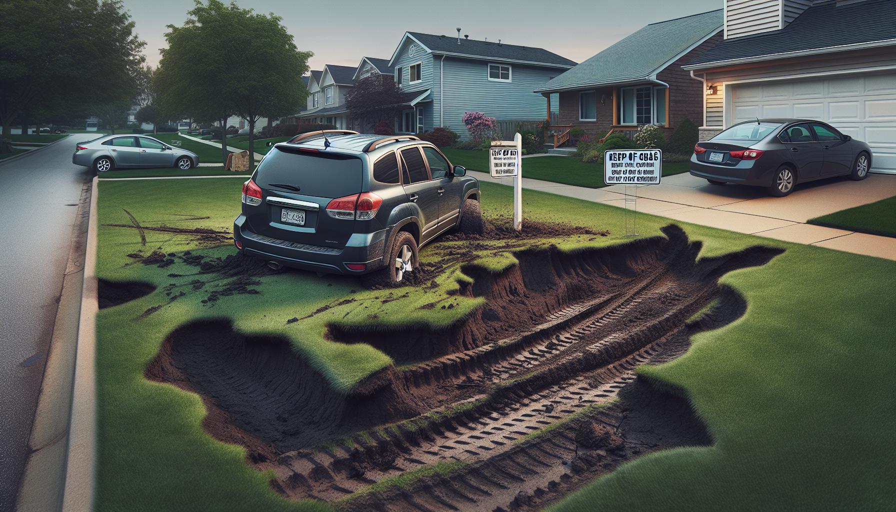 Can I Park My Car on My Lawn? Local Laws Explained 3 Potential Risks of Lawn Parking