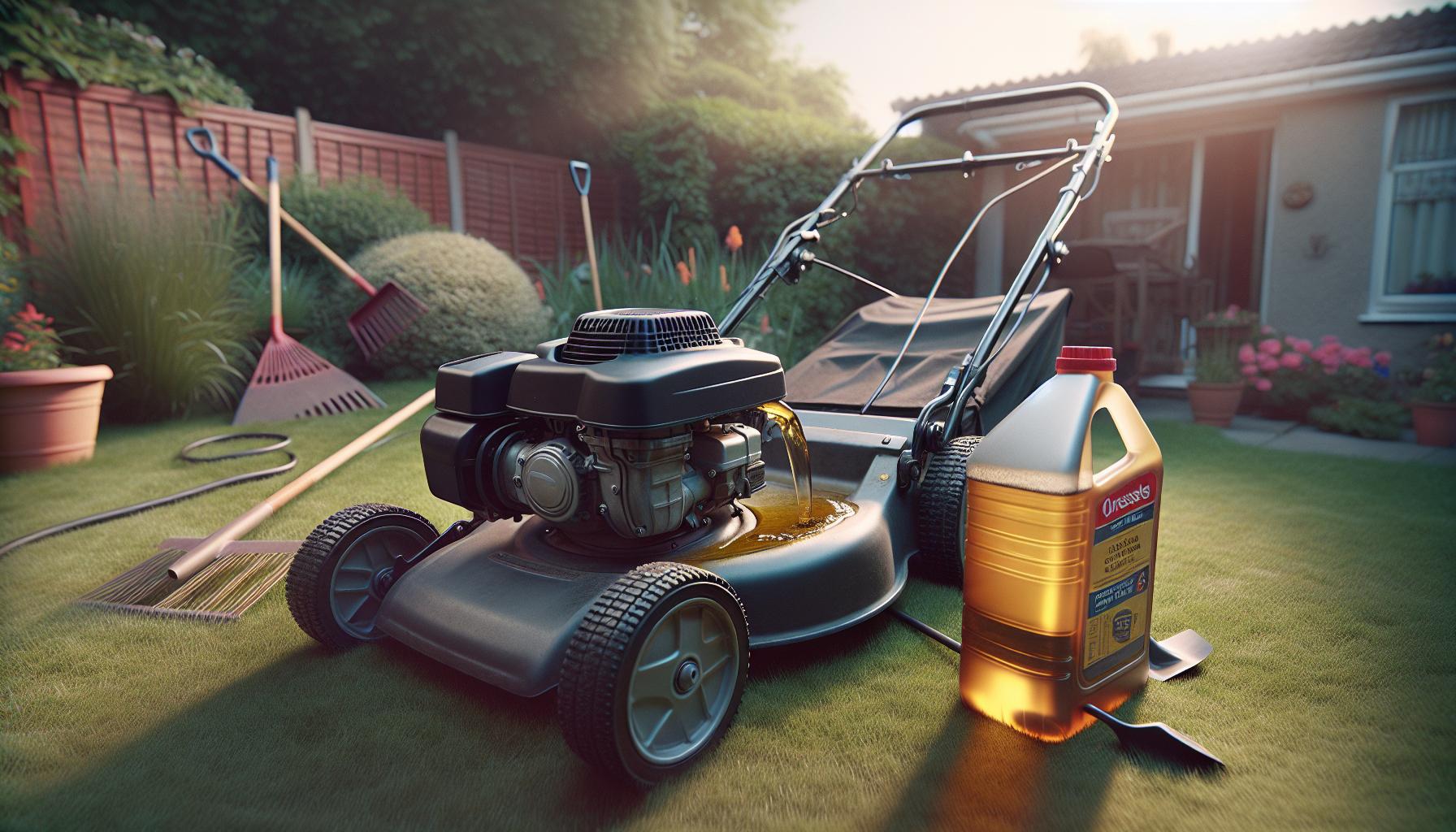 Potential Risks of Using Car Oil in Your Mower