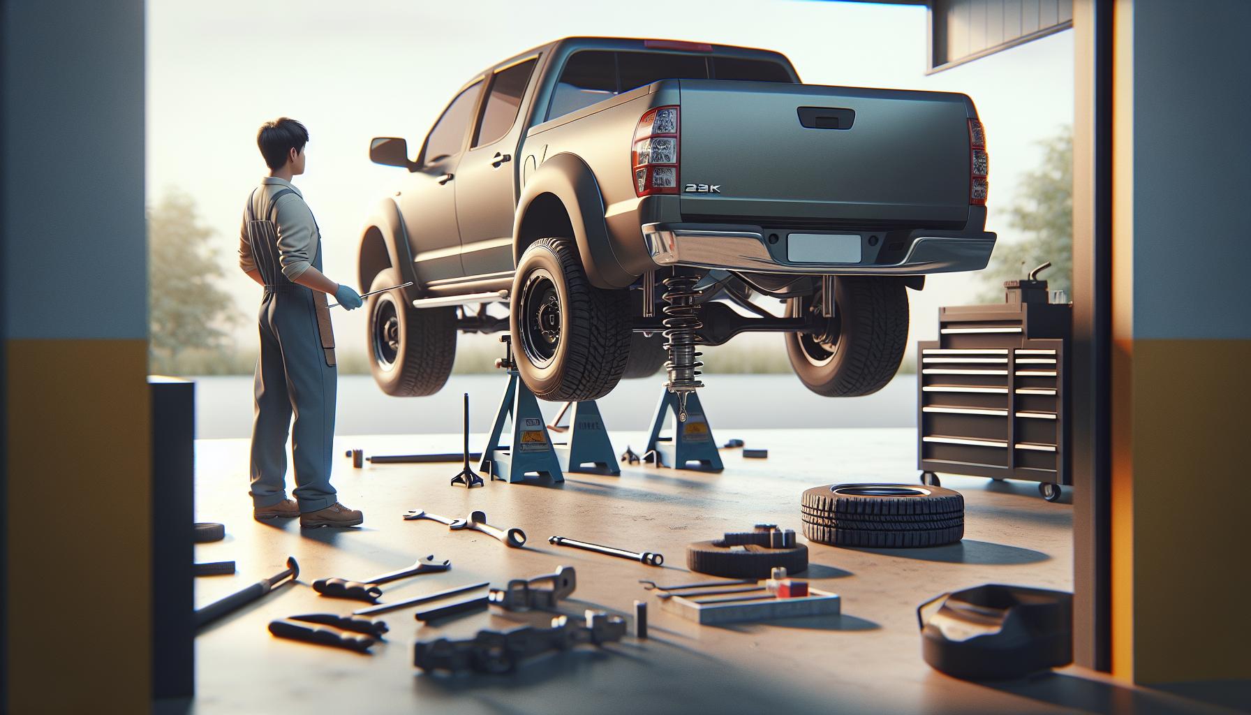 Preparing Your Vehicle for Leaf Spring Removal