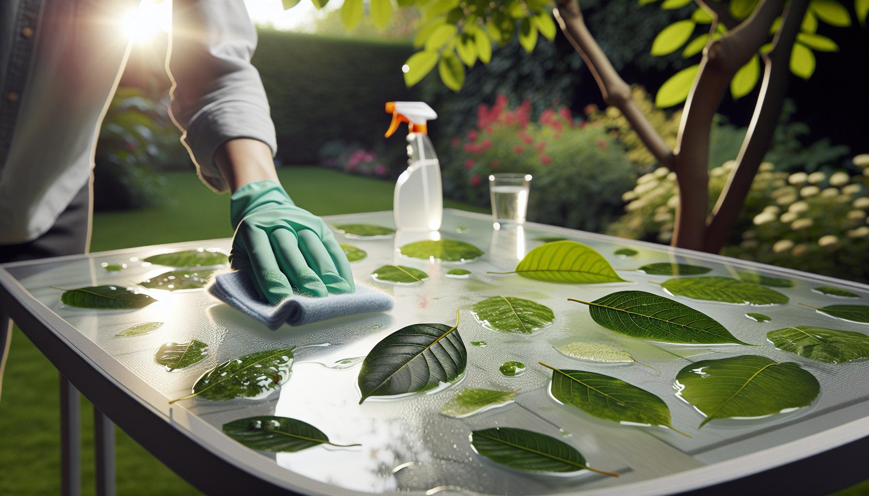 Preventing Leaf Stains on Plastic Surfaces