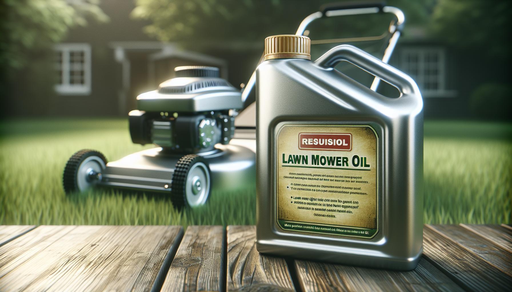 Recommended Oil Types for Lawn Mowers