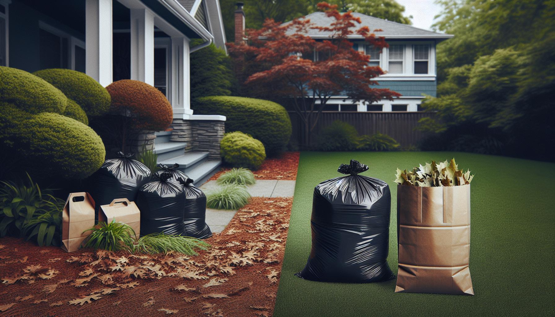 Can I Use Black Trash Bags for Lawn Waste? What's Allowed 1 Can I Use Black Trash Bags for Lawn Waste? What's Allowed
