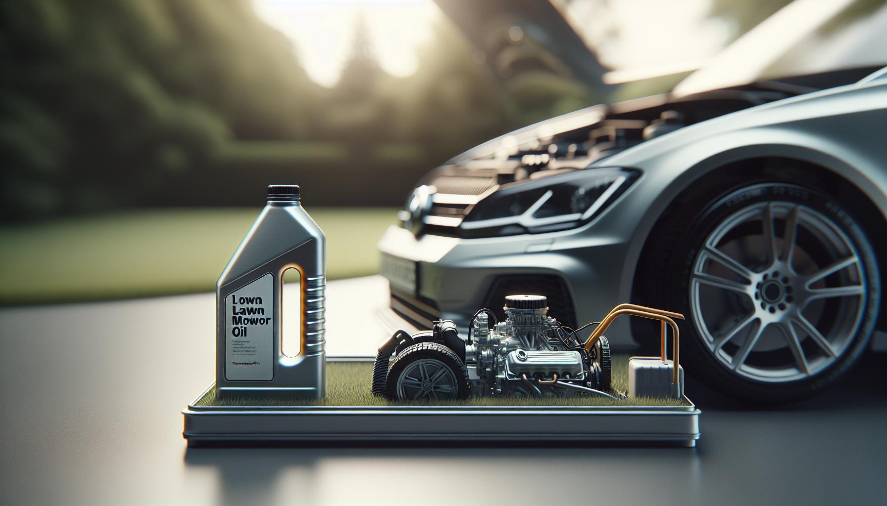 Can I Use Lawn Mower Oil in My Car? Never Do This