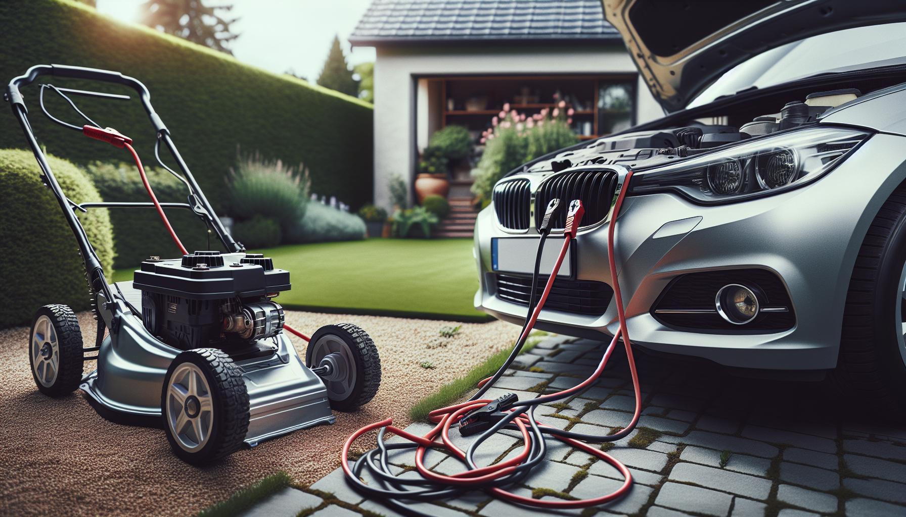 Can You Boost a Lawn Mower Battery With a Car? How-To 1 Can You Boost a Lawn Mower Battery With a Car? How-To