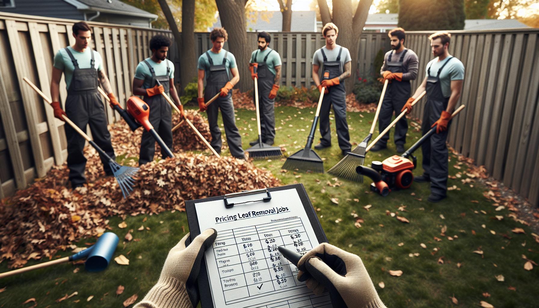 How to Price Leaf Removal Jobs for Maximum Profit 1 How to Price Leaf Removal Jobs for Maximum Profit
