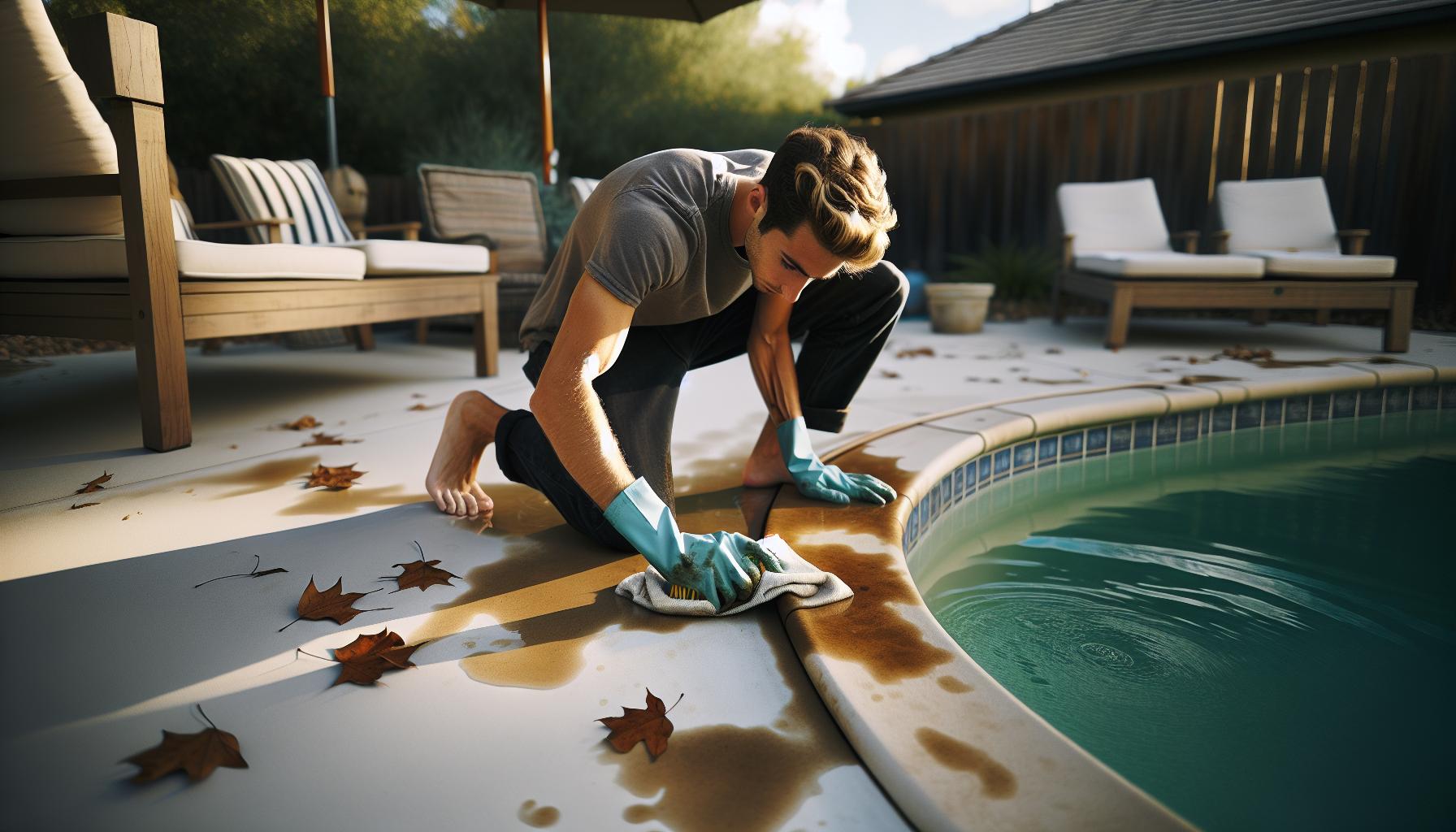 How to Remove Leaf Stains From Vinyl Pool Liner Fast