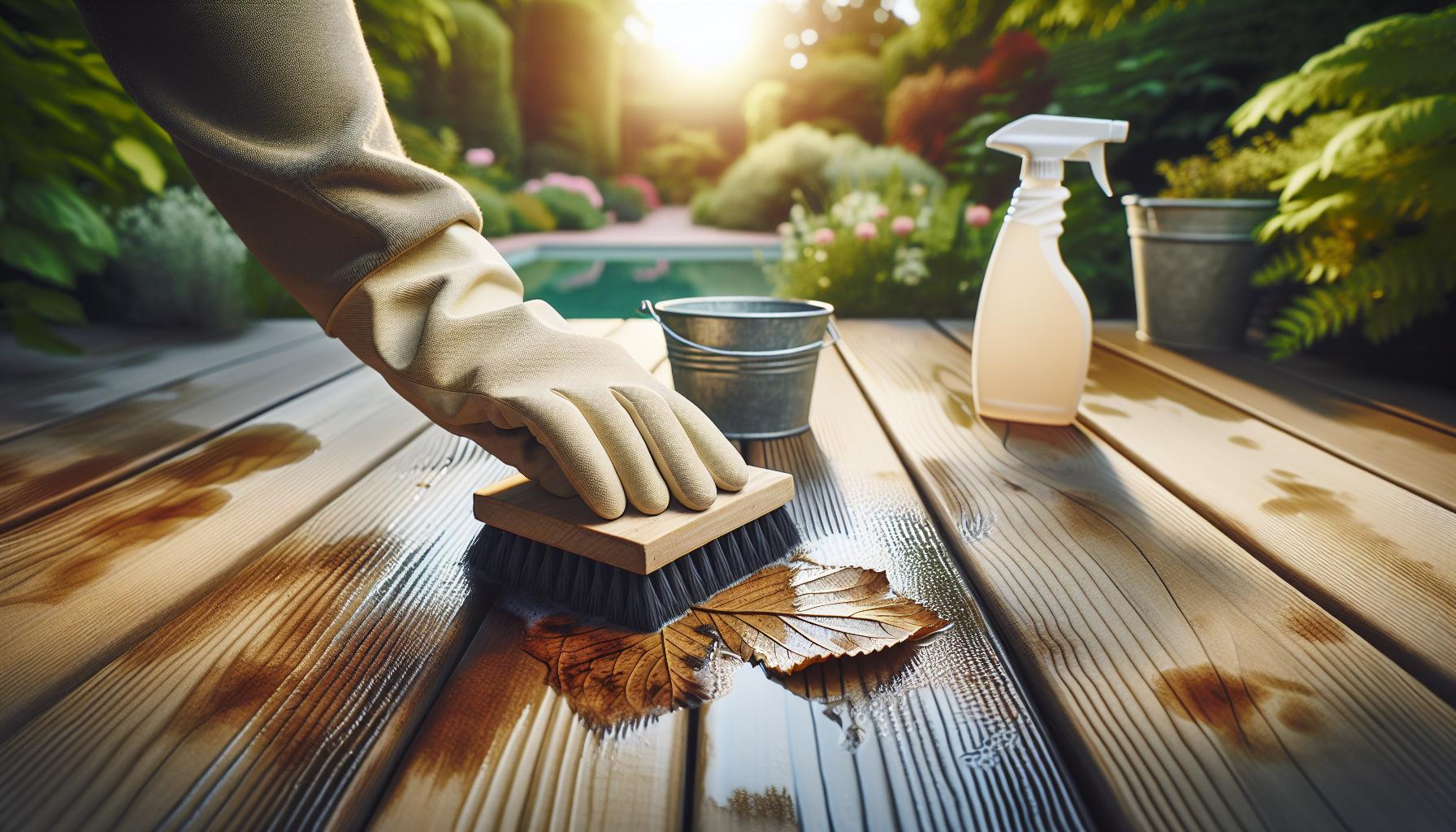 How to Remove Leaf Stains From Wood Deck Without Damage 1 How to Remove Leaf Stains From Wood Deck Without Damage