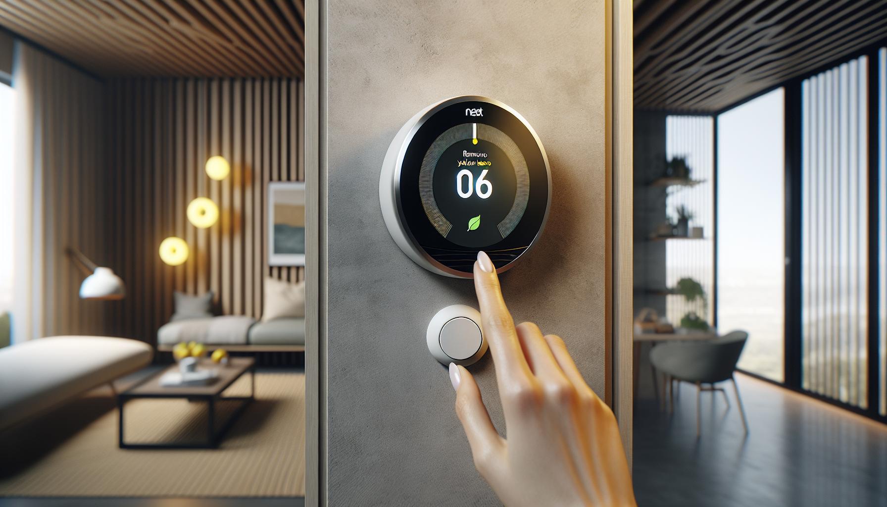 How to Remove Yellow Leaf From Nest Thermostat