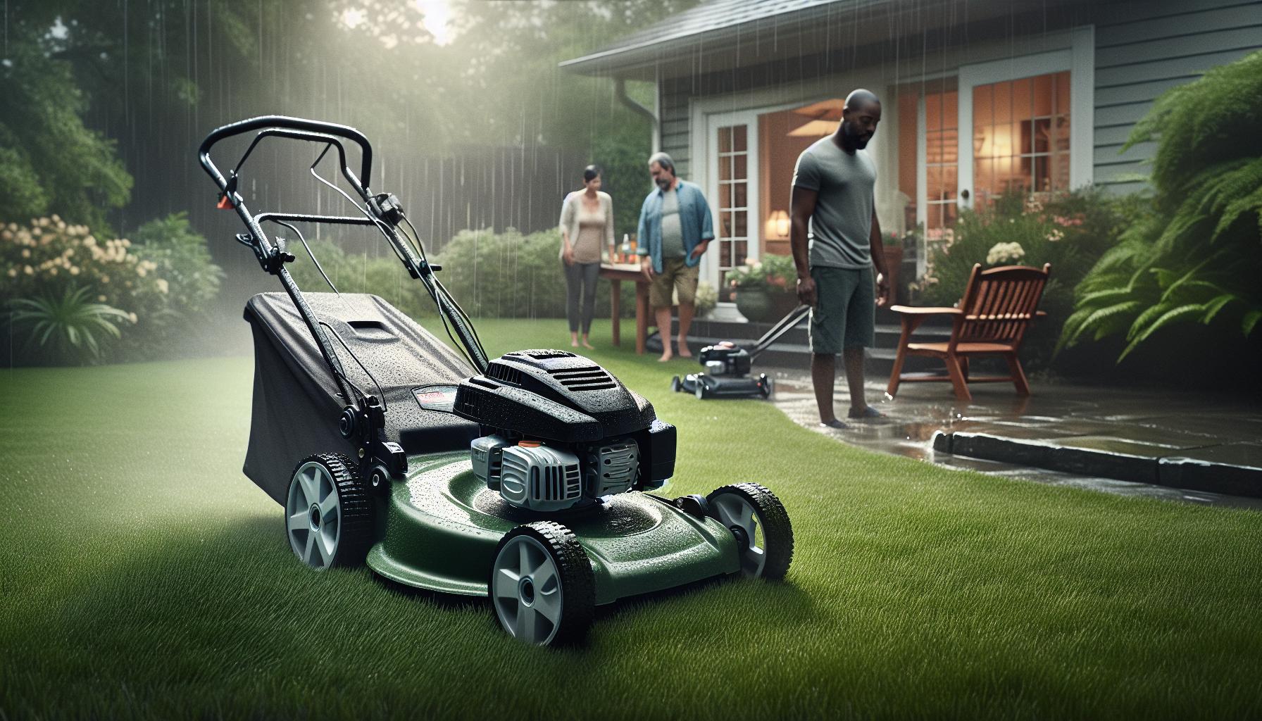 How Soon After it Rains Can I Mow the Lawn Safely