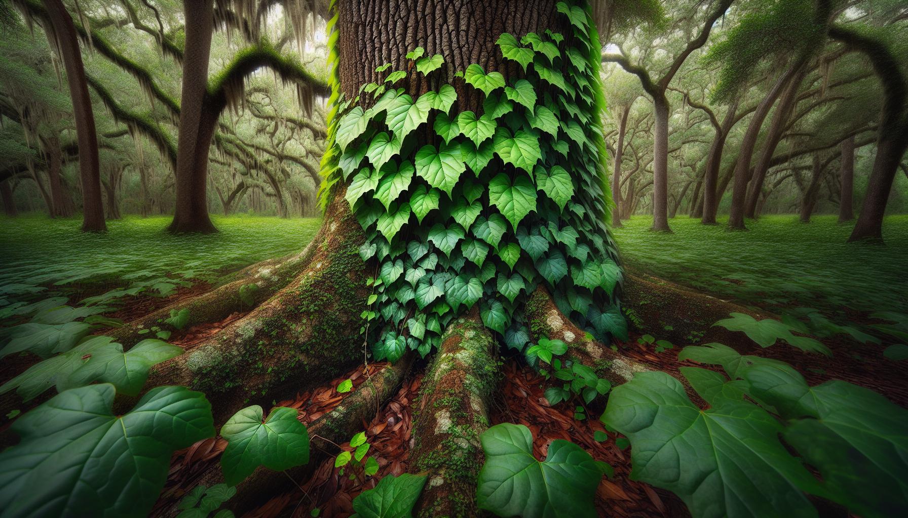 Risks of Big Leaf Vine on Oak Health