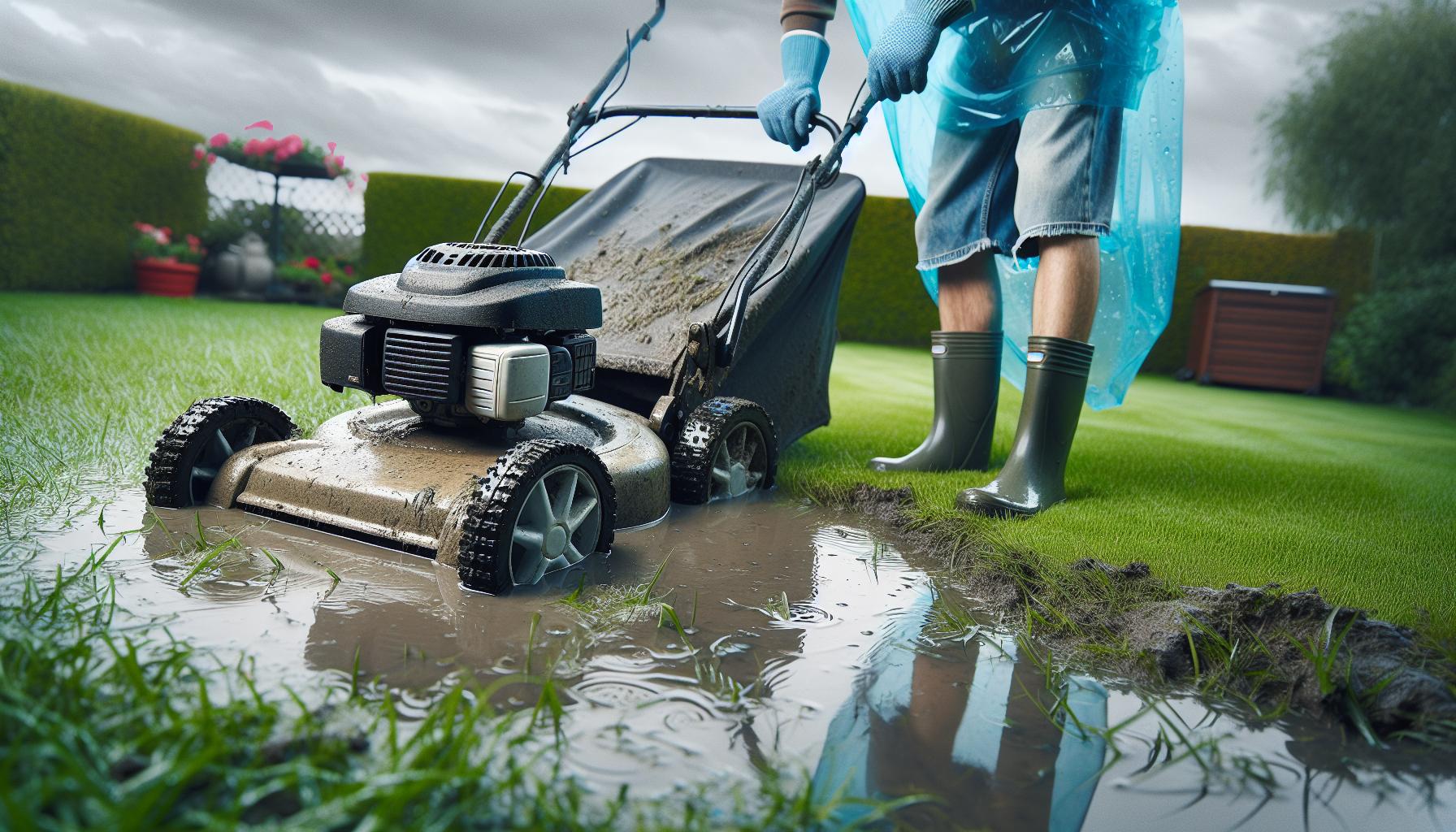 Risks of Mowing Wet Grass