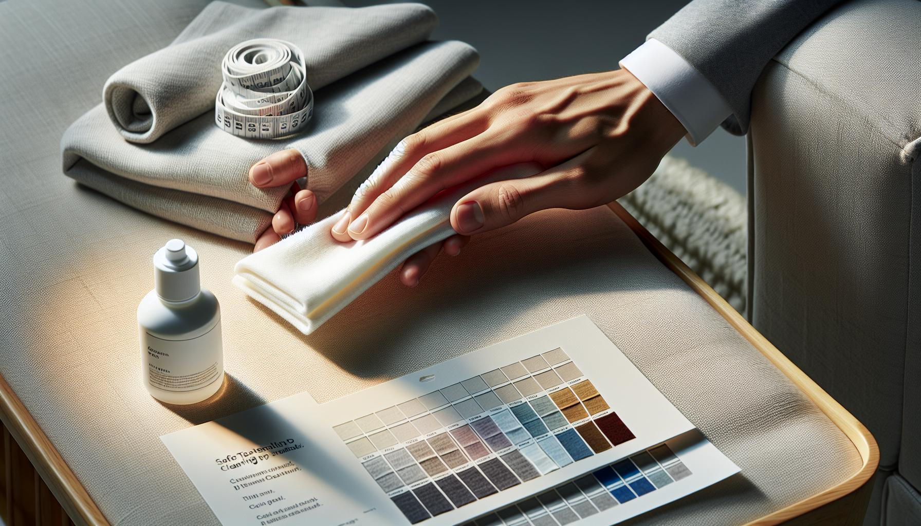 Safe Methods for Spot Testing Before Cleaning